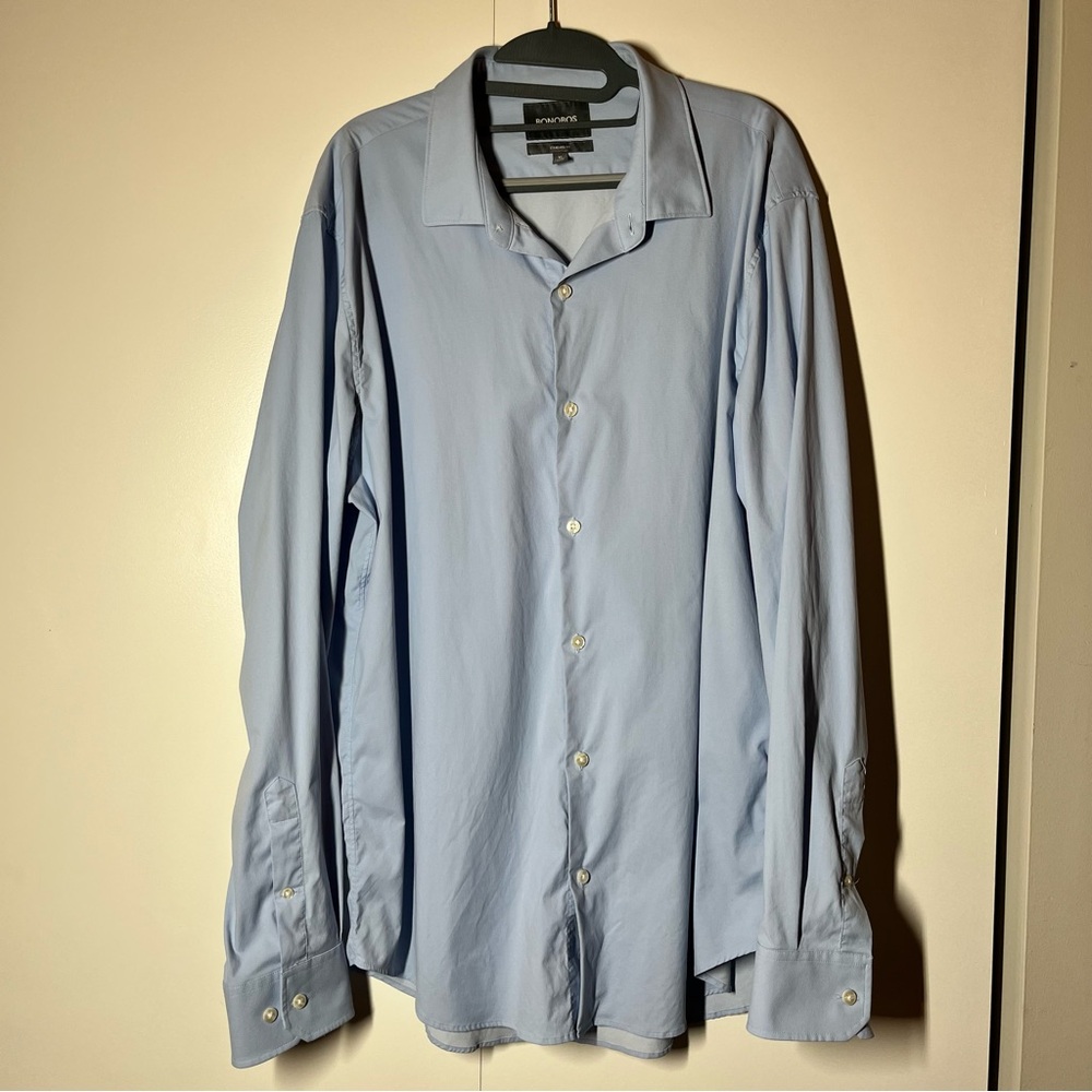 Bonobos Light Blue XL Long Sleeve Standard Fit